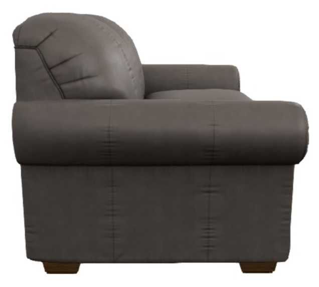 La-Z-Boy® Mackenzie Greystone Leather Loveseat-3