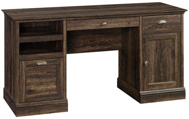 Sauder® Barrister Lane® Iron Oak Executive Desk