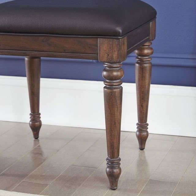 homestyles® Southport Distressed Oak Vanity Bench-4
