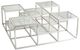 A & B Home Atelier Clear/Silver Cocktail Table-0