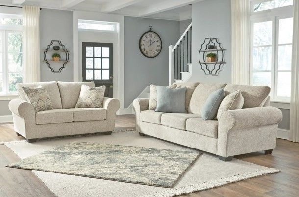 Benchcraft® Haisley 2-Piece Ivory Living Room Set-3