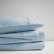 Olliix by Sleep Philosophy Blue Queen 300 Thread Count Liquid Cotton Sheet Set-3