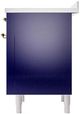 Ilve® Nostalgie II Series 36" Midnight Blue Pro Style Induction Range-3