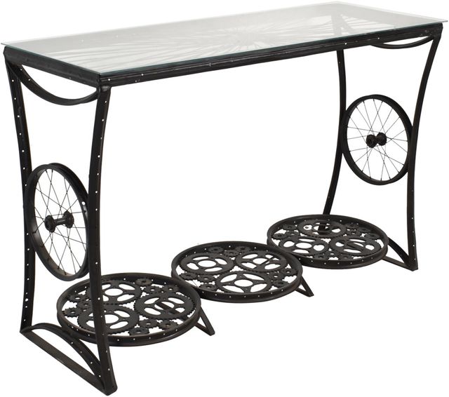 Jaipur Furniture Bespoked Black Console Table-0