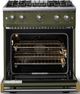Viking® 5 Series 30" Martini Pro Style Gas (NG) Range with Brushed Brass Trim-1
