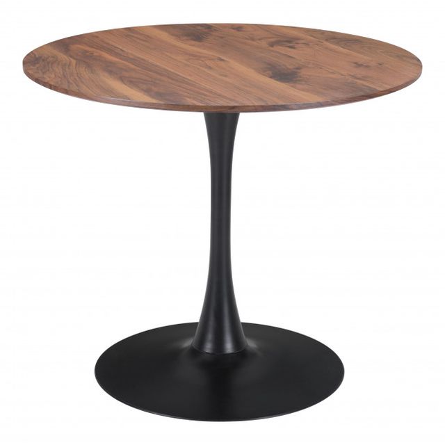 Zuo® Modern Opus Brown Dining Table with Black Base-0