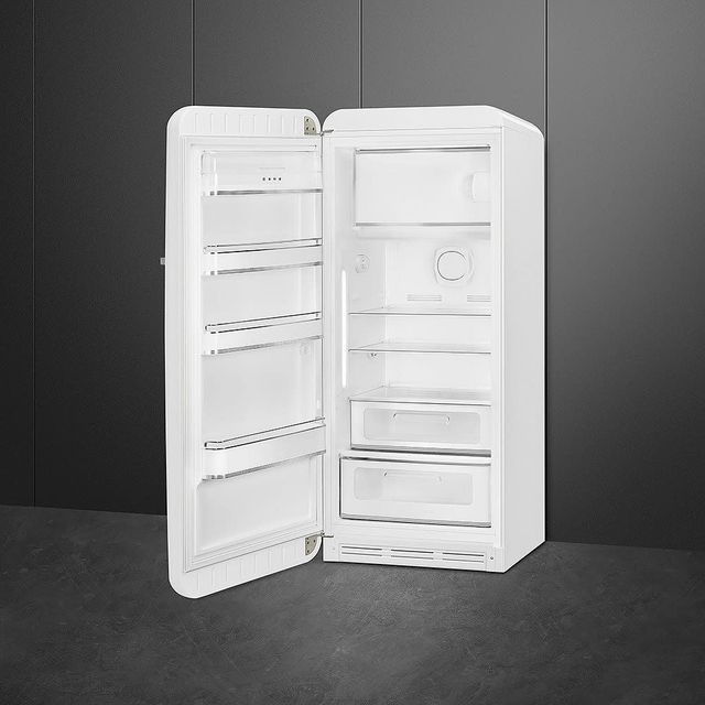 Smeg 50's Retro Style 9.9 Cu. Ft. White Compact Refrigerator-1