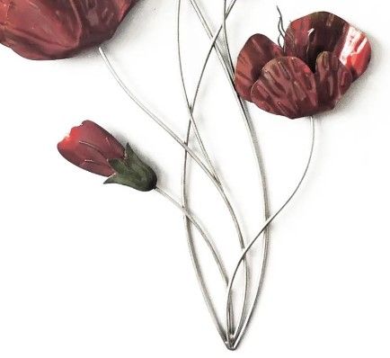 Classy Art Style 4 Red Wall Decor-1