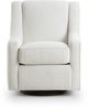 Kevin Charles Fine Upholstery® Austin Sugarshack Glacier Swivel Rocker Glider-1