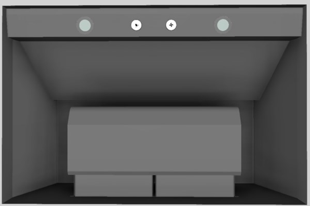 Vent-A-Hood® 36" Gunsmoke Wall Mounted Liner Insert-2