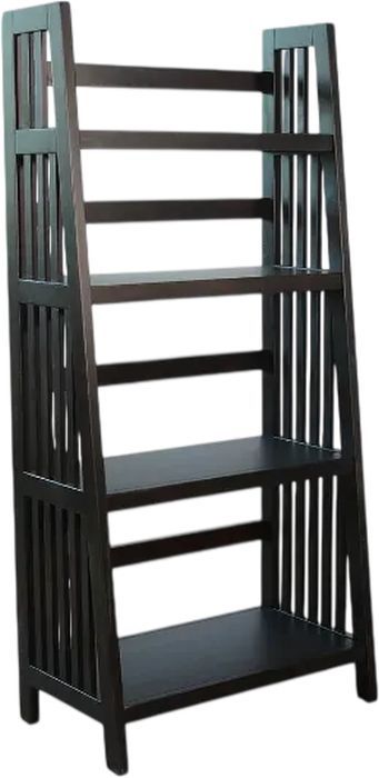 Sunny Designs™ Black Walnut 60" Folding Bookcase-0