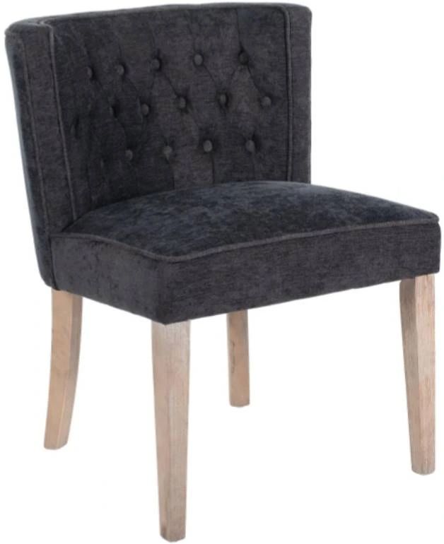 Nest Home Collections Charlie Anew Black/Gray Wash Dining Chair-0
