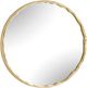 Uttermost® Crinkle Champagne Leaf Round Mirror-0