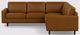 EQ3 Oskar 2-Piece Right Hand Facing Leather Sectional Sofa-4