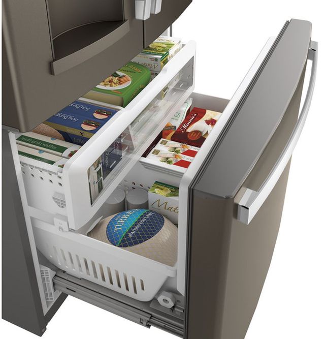 GE® 36" 27.7 Cu. Ft. Slate French Door Refrigerator-4