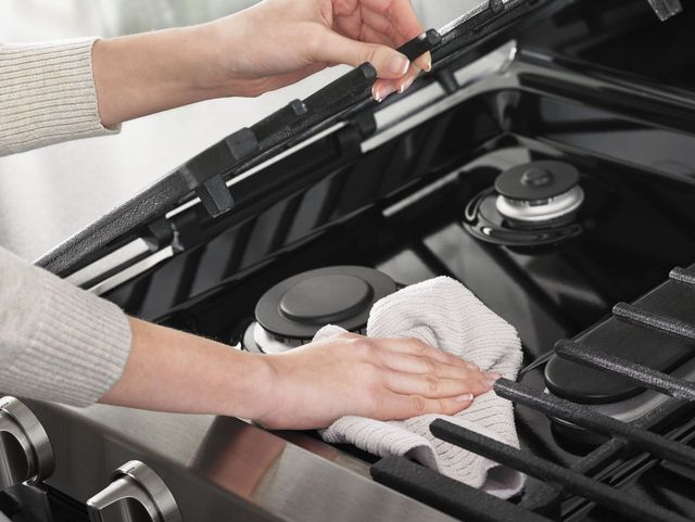 Whirlpool® 30" Stainless Steel Gas Built In Double Oven Range-9