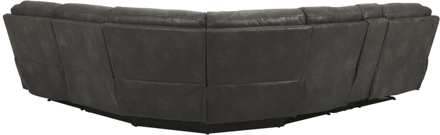 Signature Design by Ashley® Wyerville 6-Piece Gray Power Reclining Sectional-3