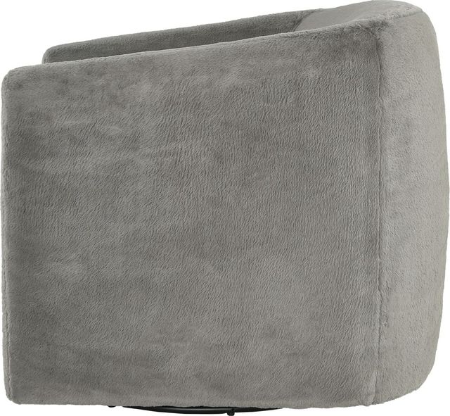 Signature Design by Ashley® Bramner Charcoal Swivel Accent Chair-3