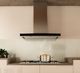 Elica Techne Series Lugano 36" Stainless Steel Wall Mounted Range Hood with Black Glass Trim-1