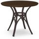 Amisco Customizable Kai Round Table with 36" Solid Ash Table Top-0