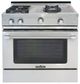 Capital Cooking™ Classic Chef 36" Stainless Steel Sealed Burner Pro-Style Gas Range with Open Wok Burner-0