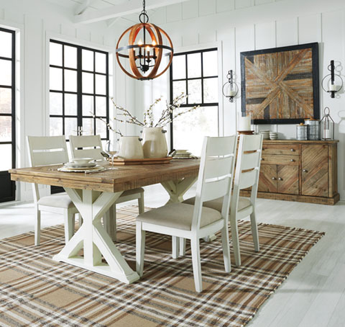 Signature Design by Ashley® Grindleburg 5-Piece Light Brown Dining Set-3