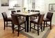 Furniture of America® Gladstone 2-Piece Dark Walnut Counter Chair Set-1