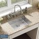 Elkay Crosstown® Polished Satin 25" x 22" x 6" 5-Hole Single Bowl Dual Mount ADA Sink Kit-1