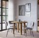 Jofran Inc. Reclamation Brown Round Dining Table-1