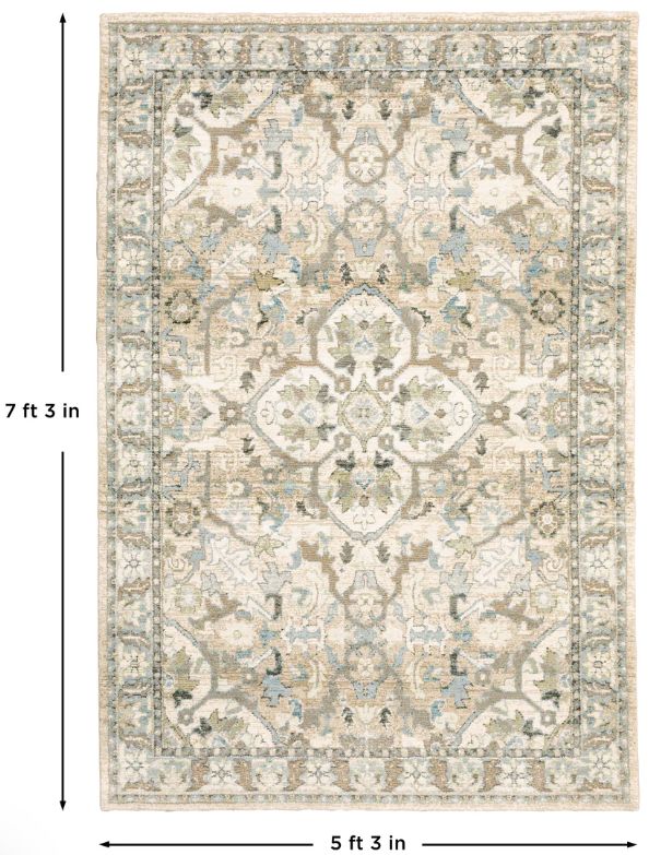 Oriental Weavers™ Andorra 5'x7' Style 24 Area Rug-2