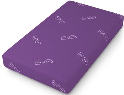 Rize Home 7.5" Hybrid Firm Smooth Top Full Youth Purple Mattress in a Box-0