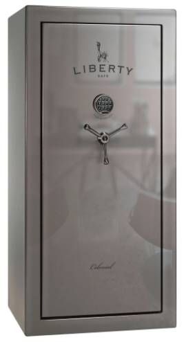 Liberty Safe Colonial 23 Gray Gloss Electronic Gun Safe-0