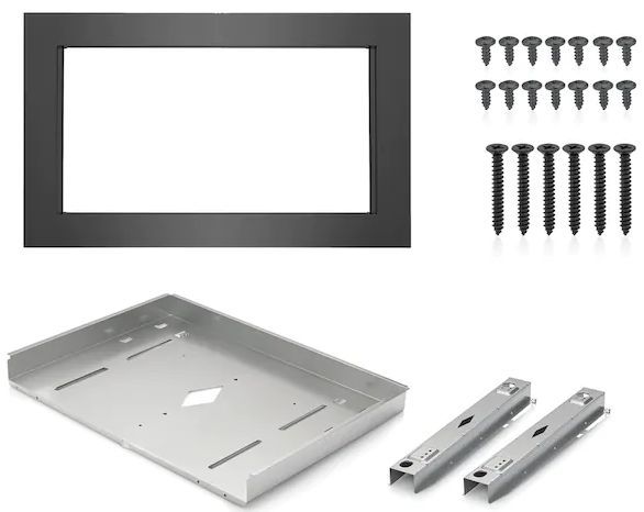 Frigidaire® Gallery 30" Dark Stainless Steel Microwave Trim Kit-2