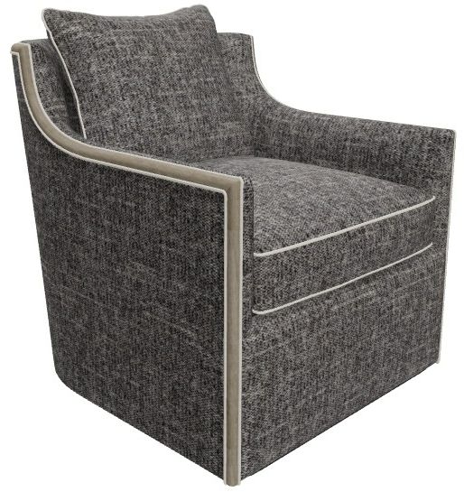 Craftmaster® Customizable CM Modern 35" Swivel Chair-2