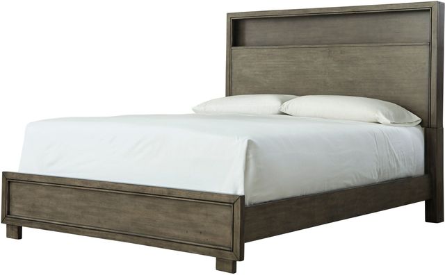 Signature Design by Ashley® Arnett 2-Piece Gray Queen Bookcase Bed Set-2