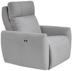 Fauteuil inclinable avec base pivotante Freya de Elran - Blanc cassé