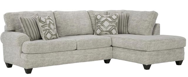 Inspired Home 8642 2-Piece Galactic Oyster Right-Arm Facing Sectional and Chaise-0