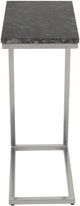 Jofran Inc. Global Archive Black/Chrome Marble Top C-Table-1