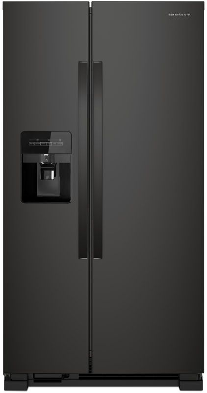 Crosley® 36" 24.6 Cu. Ft. Black Side-by-Side Refrigerator -0