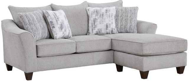 American Wholesale Furniture Spitfire 2-Piece Ash Chaise Sofa with Ottoman-0