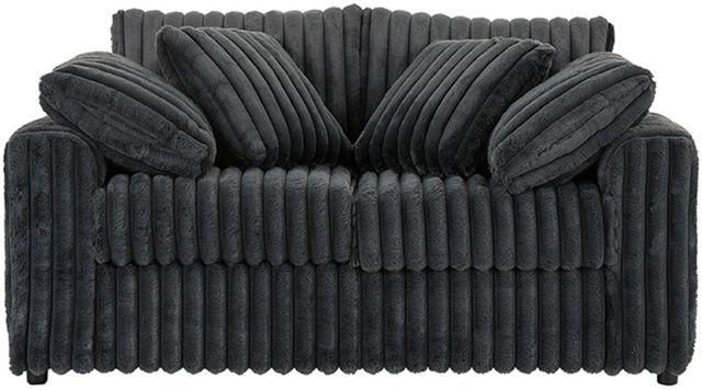 Hughes Furniture® 24550 Mondo Charcoal Loveseat-0