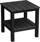 Enclover Hazelnut Black End Table-0