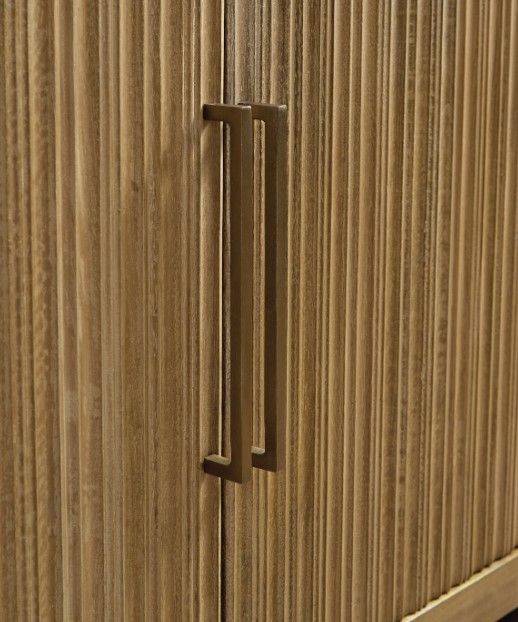 Signature Design by Ashley® Niam Light Antique Beige Accent Cabinet-4