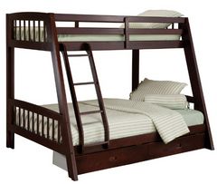 HH2 Home Rockdale Espresso Twin Over Full Bunk Bed