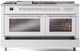 Ilve® Professional Plus II 60" White Pro Style Dual Fuel Range-4
