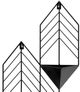 Signature Design by Ashley® Dashney Black Wall Planter On Stand-1