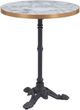 Zuo® Modern Gazebo Gold/Gray Aluminum Outdoor Dining Table with Black Base-0