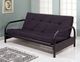 American Wholesale Furniture Black Full Futon Frame-1