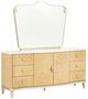 Michael Amini® Camellia Field Caramel Dresser and Mirror-0