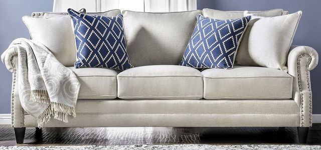 Furniture of America® Giovanni Beige Sofa-0
